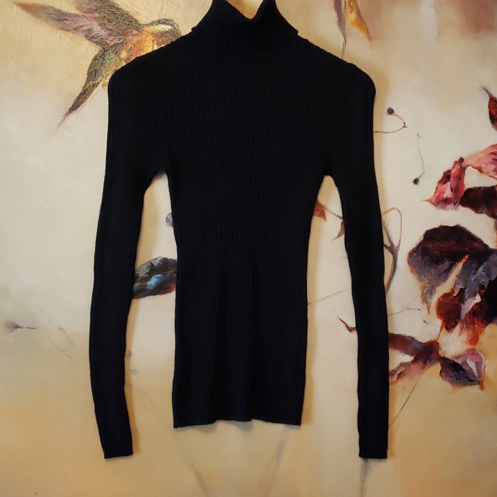 Express Black Turtleneck